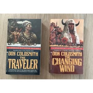 Spanish Bit Saga series Super Editions by Don Coldsmith 2 Paperbacks